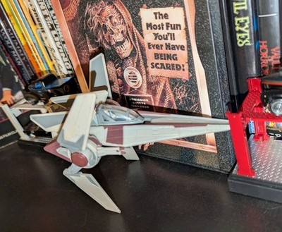 Star Wars Micro Galaxy Squadron V-Wing Starfighter #0063A Loose Ship & pilot 
