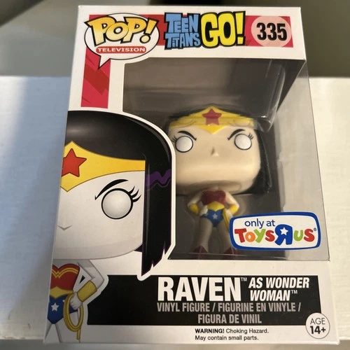 Funko Pop Teen Titans Go Raven As Wonder Woman #335 Toys R Us Exclusive