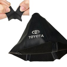 Shift Knob Shifter Boot Cover Universal Gear Black Suede Black Stitch For Tyt Shift Knob Shifter Boot Cover Universal Gear Black Suede Black Stitch For Tyt