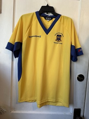 Grays University Of Bath England Hockey Club #97 Shirt Large Yellow Blue