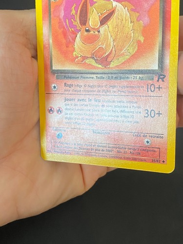CARTE POKEMON PYROLI OBSCUR 35/82 FR UNCO WIZARDS TEAM ROCKET - TBE/EXC - Picture 4 of 8