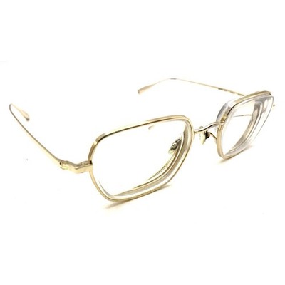 Modo Model 9001 Gold Square Eyeglasses Frames 41-21 145 Italy Designer Men Women
