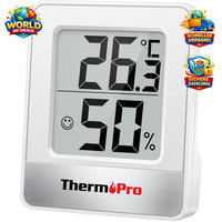 Thermo-Hygrometer Digital Temperatur Luftfeuchtigkeit MessgeräT Mit