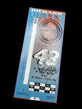 Signed Richard Petty Career Facts & Figures Interactive Stat Card Autograph