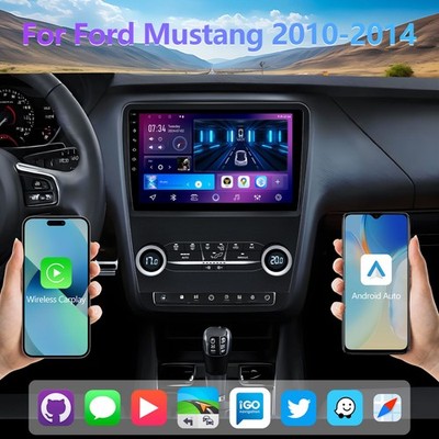 10.1'' For Ford Mustang 2010-2014 Android Car Radio Stereo Carplay GPS Navi + Cam