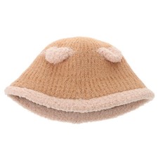 Faux Bucket Hats for Women Plush Fisherman Big Furry with Ears