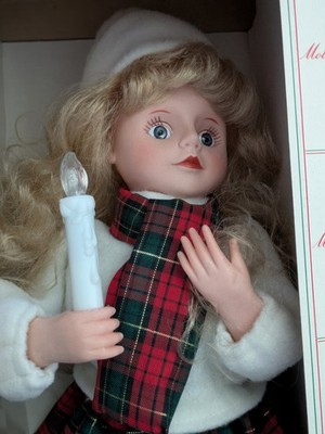 Telco Motion-ettes of Christmas 24'' Animated Illuminated Girl with Candle
