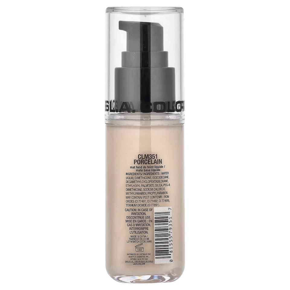 Truly Matte Foundation, CLM351 Porcelain, 1.35 fl oz (40 ml) - Image 2 of 3