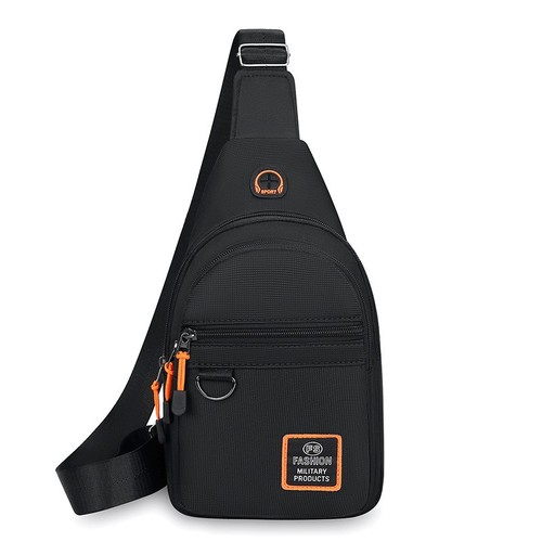 Men's Crossbody Bag Shoulder Sling Bag Anti-theft Lock Chest Bag UK - Foto 11 di 13