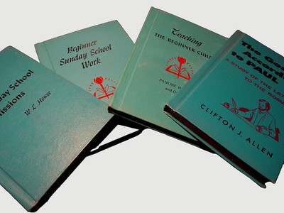 Rare 4pc vintage Christian Literature Books Sunday School, BIBLE Gospel Paul  M7