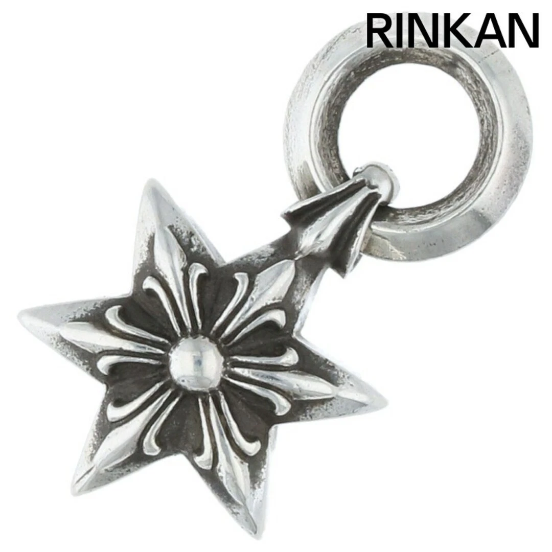 CHROME HEARTS Collana Top Uomo Cromo Cuori PDT STAR 6 Punti Ciondolo Argento Usatof79