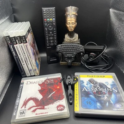 🔥 PlayStation 3 Zubehör Bundle + Spiele PS3 Uncharted Assassin’s Creed Sony - Bild 1 von 4