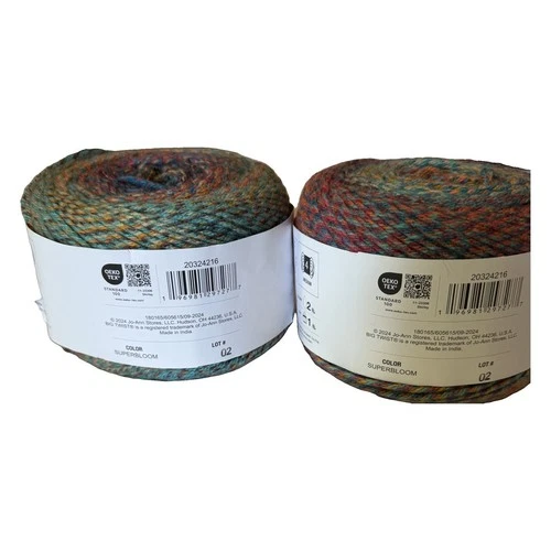Big Twist Vortex Yarn 2 Cakes Superbloom 5.29 oz 328 yd Acrylic NEW image 4