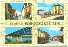 GREETINGS FROM BORGOFORTE - VIEWS (MANTUA) 1973
