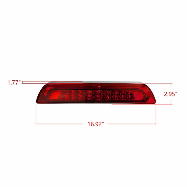Grey Lens LED Rear High Mount 3rd Stop Brake Light for Toyota Tundra