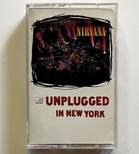 MINT Vtg 1994 NIRVANA Acoustic Album MTV UNPLUGGED NEW YORK Cassette TAPE Lp OG