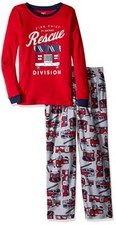 Carter's Boys' 2 Pc Fleece Pajamas Set Firetrucks