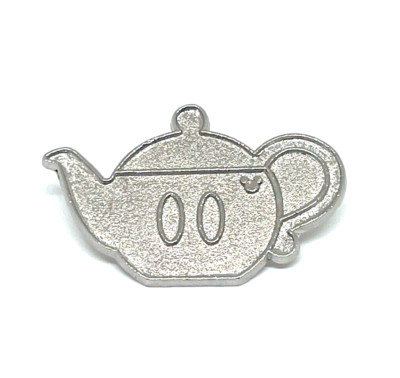 WDW Disney 2018 Kitchen Essentials Hidden Mickey Mouse Silver Teapot Chaser Pin