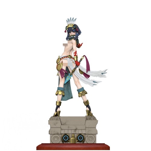 Anime Fate Tlaloc 1/7 Unpainted GK Models Unassembled Figures Resin Kits 35cmH - Picture 5 of 6