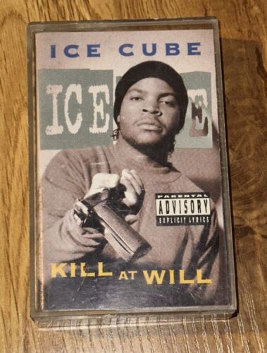 ICE CUBE "Kill At Will" Original 1990 Cassette Tape - Picture 1 of 3