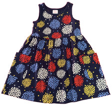 Hanna Andersson Girls Sweet Cotton  POCKET DRESS  Sleeveless, 6-7 Y. Great Gift 