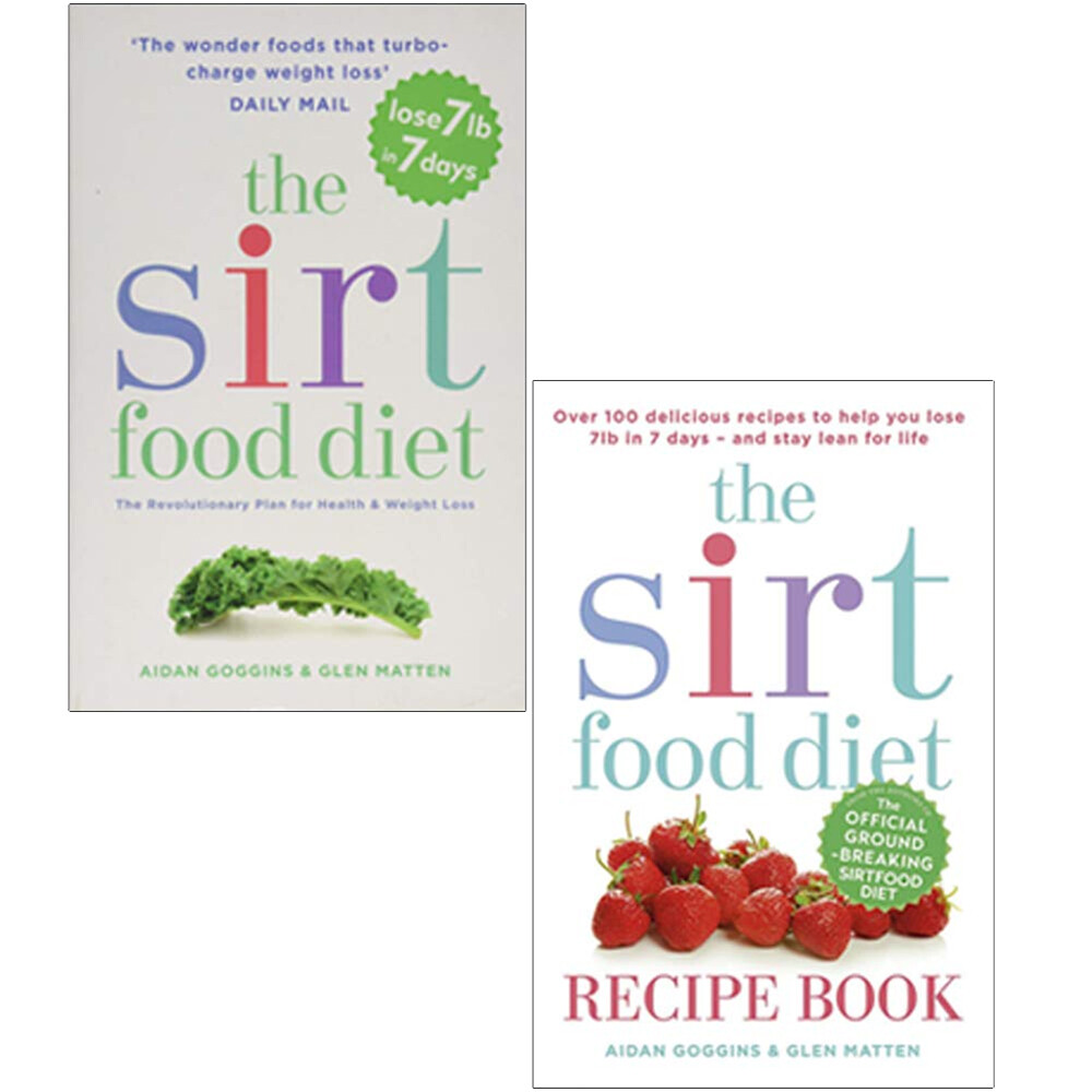 Aidan Goggins 2 Books Collection Set The Sirtfood Diet & Recipe Book PB NEW
