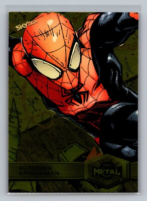 Superior Spider-Man 2021 SkyBox Metal Universe Marvel YELLOW FX