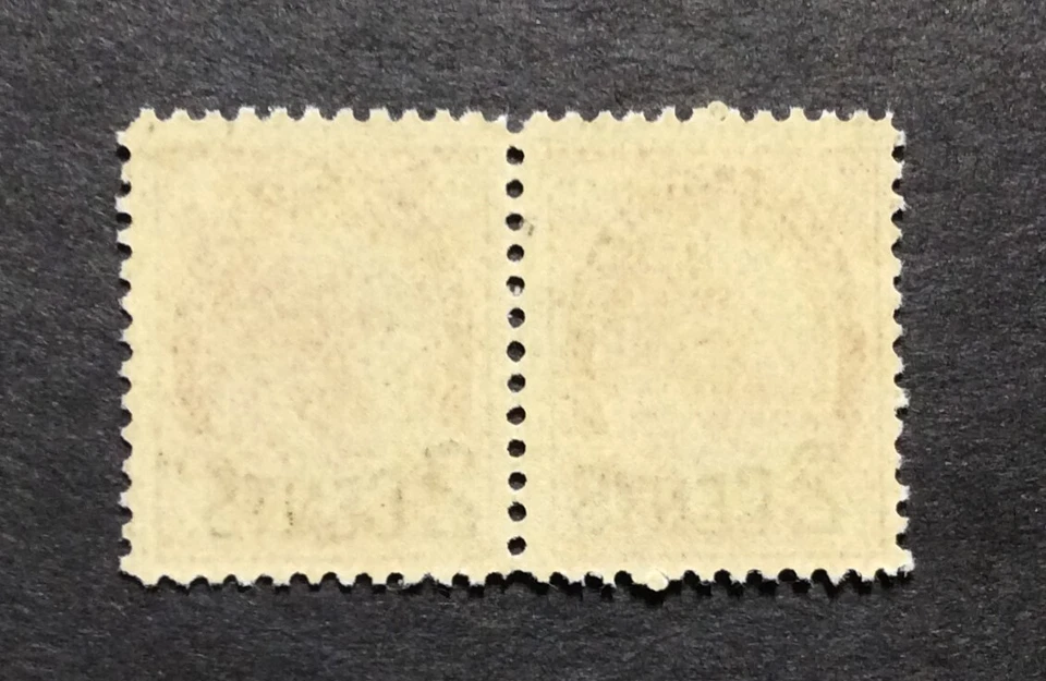 BroadviewStamps Canada #87ii narrow spacing pair.  MNH F-VF CV$160 - Image 2 of 2