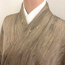 JAPANESE KIMONO FINE PATTERN 155 cm 5' 1" PURE SILK VINTAGE Z7802