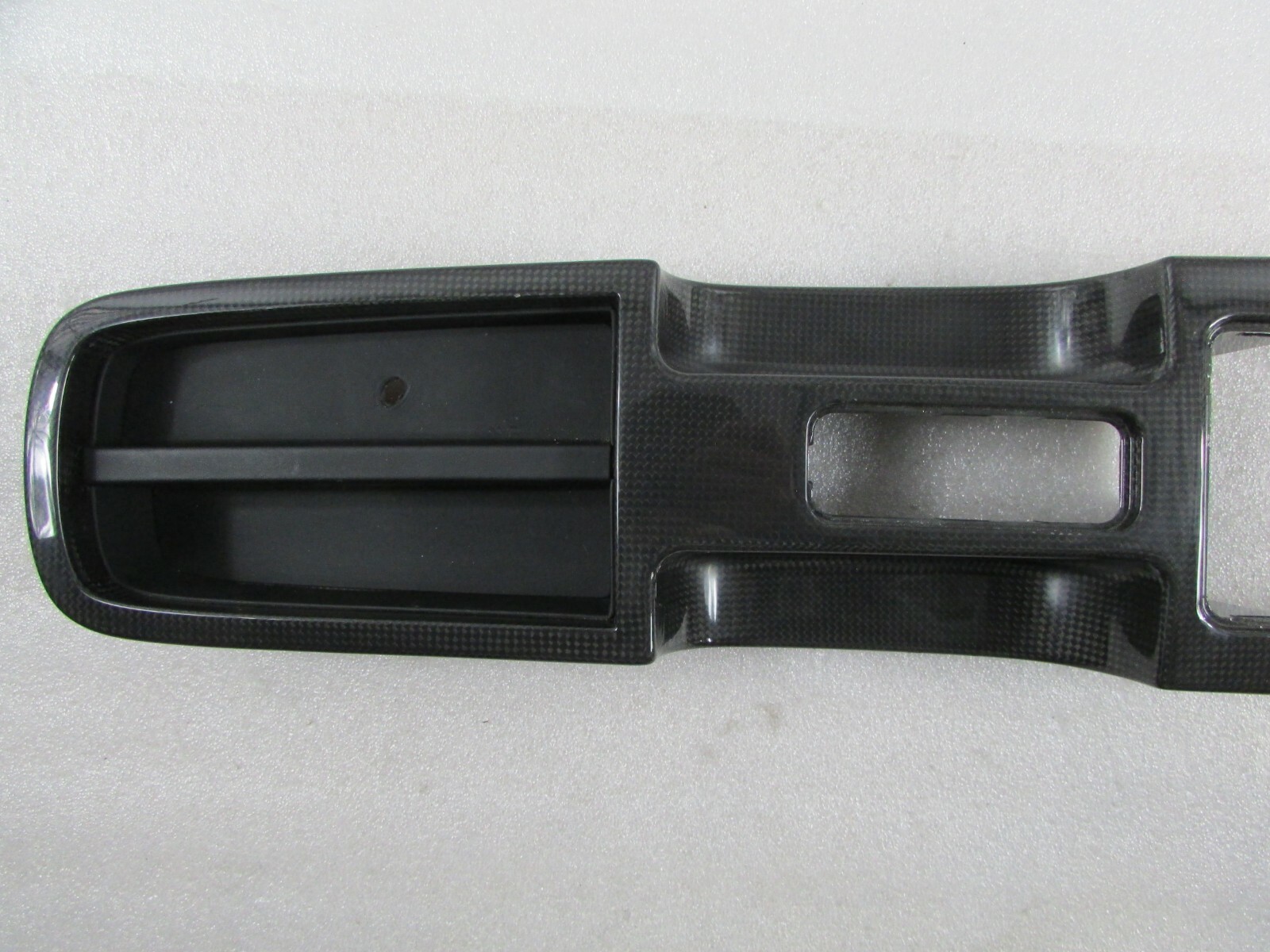 Ferrari 599, Carbon Fiber Center Console Trim, Upper, Used, P/N 69143200