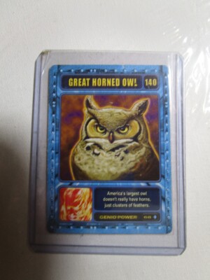 Genio Marvel (2003) Card - Great Horned Owl (Human Torch) No. 140