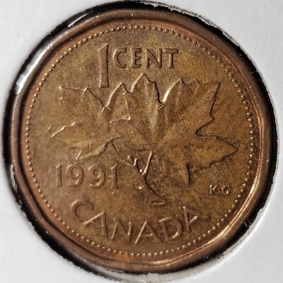 1991 Canada 1 Cent Coin Penny | eBay