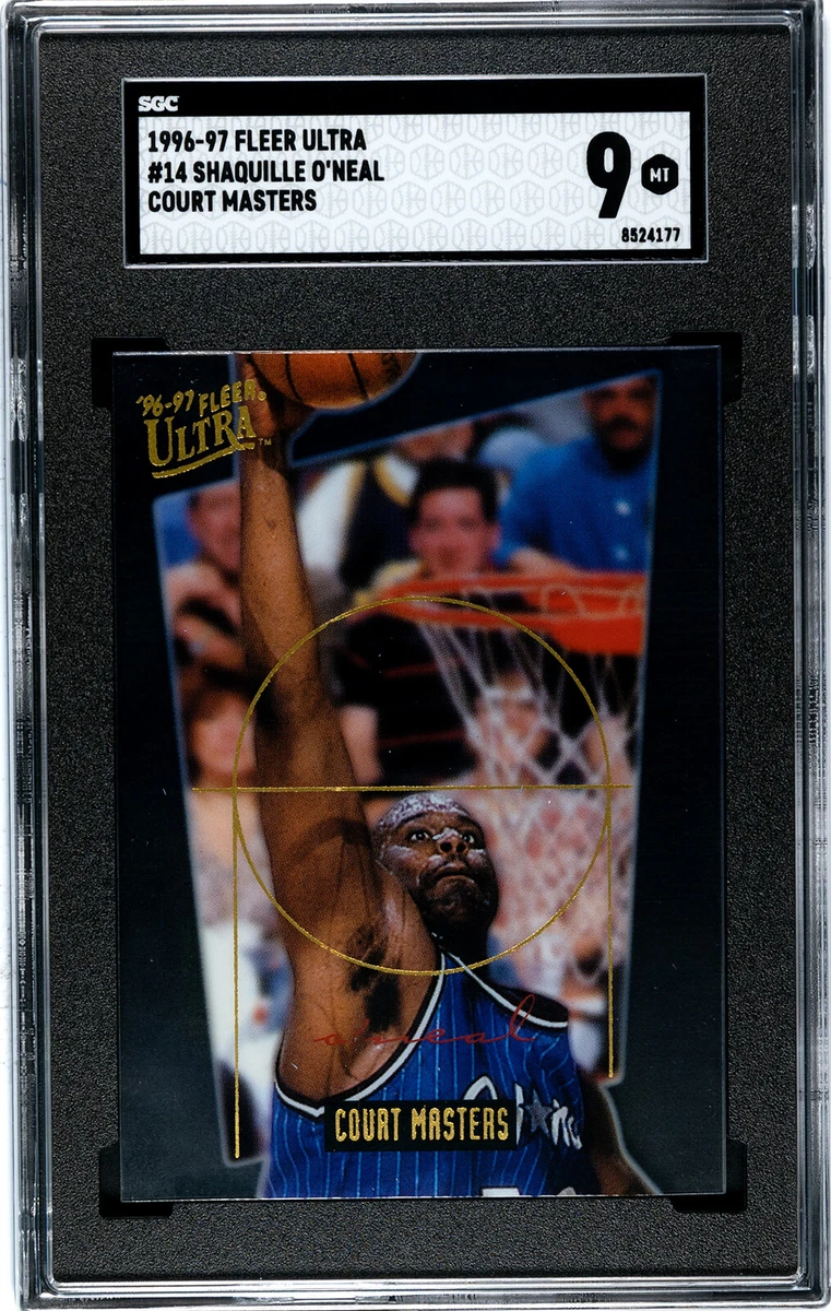 SHAQUILLE O'NEAL Shaq 1996-97 Fleer Ultra Court Masters #14 RARE SP SGC 9  POP 1