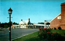 Postcard Colony Motel Williamsburg Virginia AAA Approved