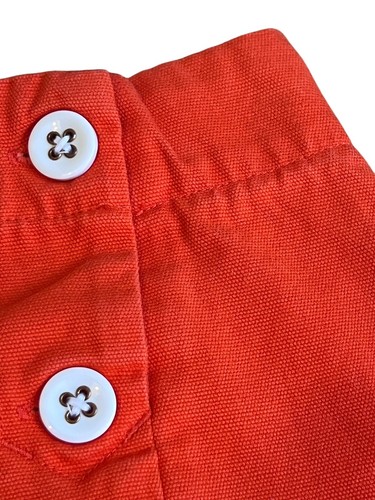 Janie & Jack Girls Shorts Size 6 Orange Nautical Double Breasted - Picture 3 of 8