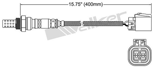 O2 sensor for Holden VR COMMODORE 3.8L 93-95 L27 PreCAT Oxygen EGO NTK 2 Yr Wty - Picture 5 of 7