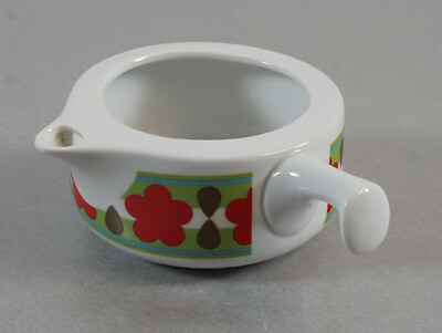 Kahla Porcelain Gravy Boat Sauce Bowl Prielflumen Decor Vintage 1970s GDR