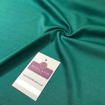 Vert jade polyester stretch CRIMPLENE robe tissu Large 60" M720-37 Mtex