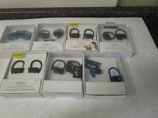 Qty 7 True Wireless Headphones - TWS-3 - Black  Blue Colors
