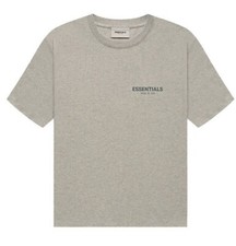 Fear of God Essentials T Shirt Dark Heather Oatmeal Size XS - Brand New w/ Tag
