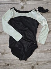 Justice Girls Gymnasrics Leotardong Sleeve Open Back Size 18
