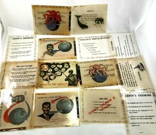 Vintage Rare Propaganda PNG Transparent Tinted Overlay Printing Sheets