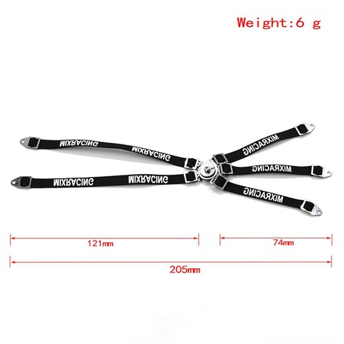 Simulation Driver Figure Seat Belt for Axial Wraith 90018 20 45 56 RC Car S0T1 - Picture 5 of 9