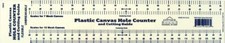 Cottage Mills Plastic Canvas Hole Counter Ruler
