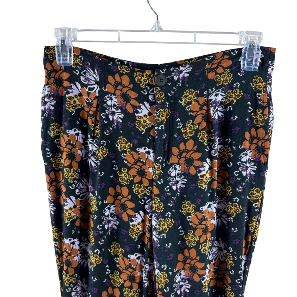Pantalones acampanados florales de tiro alto Free People Can't Take My Eyes Off Of You pequeños Foto 2 de 4