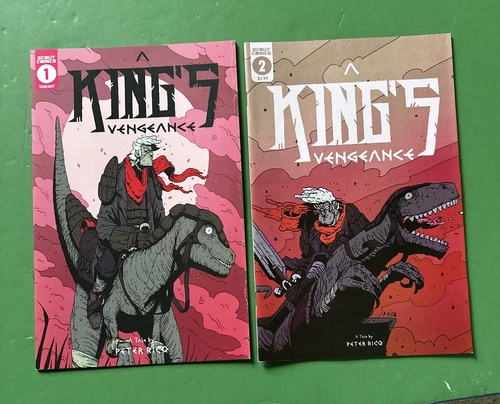A KINGS VENGEANCE #1-2  LOT COMPLETE SET 2022 SCOUT COMICS