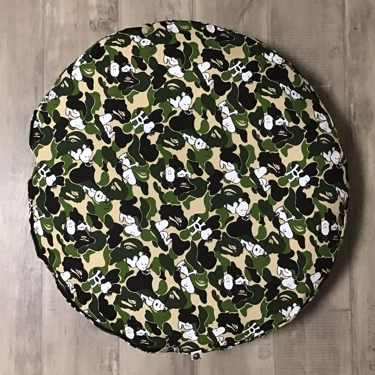 BAPE × Snoopy ABC camo green Big Cushion PEANUTS A Bathing BAPE × Snoopy ABC camo green Big Cushion PEANUTS A Bathing