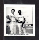 Ted Kubiak & Elliott Maddox RANGERS 3-1/2 x 3-1/2 ORIGINAL B&W SNAPSHOT PHOTO #2