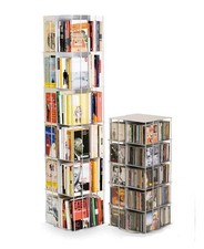 Krossing rotante - Porta LIBRI, CD, DVD - Struttura Componibile - KRIPTONITE