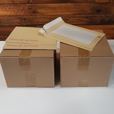 A5 HARD CARD BOARD BACK BACKED Please Do Not Bend C5 ENVELOPES MANILLA BROWN 250